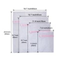 Miniatyrbilde 2 av 3: Mesh vaskeposer, sett med 4 slitesterke vaskeposer