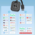 Pikkukuva 5 / 5: HDMI-sovitin, 4K 2.4G & 5G langaton HDMI-dongle iPhone/iPad/iOS/Android/Windows/Mac/suoratoisto-TV:lle/näytölle/projektorille, tukee Airplay/Miracast/DLNA:ta