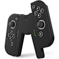 Miniatyrbilde 1 av 6: Ladingsspaken for Nintendo Switch/OLED, Joystick Lading Komfort V-Formet Spillgrep Kontroller med Batteriindikatorer
