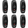 Miniatyrbillede 1 af 4: Stk. vippekontakter 250V 10A med LED-indikator Sort Odipie