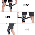 Miniatyrbild 5 av 5: Pieces Knästöd, Justerbart Elastiskt Knästöd, Sport Kompressionsknästöd, Patella- och Ligamentknästöd (L)
