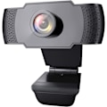 Miniatyrbillede 1 af 6: 1080P Webcam med Mikrofon, USB 2.0 Desktop Laptop Computer Webkamera med Automatisk Lyskorrektion, til Videostreaming, Konference, Spil, Studie