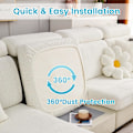 Miniatyrbild 3 av 5: Soffaöverdrag, Universal Stretch Soffaöverdrag L-Form, Hörnsoffaöverdrag För 1/2/3 Sitsplatser Soffa Kudde Skydd Överdrag Stor Enkelsits Överdrag