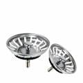 Miniatyrbillede 1 af 5: Køkkenvask Si, Vask Si Stopper Filter, Rustfrit Stål Vask Si Til Dit Køkken Badeværelse-Diameter 80mm (2 Pakker)