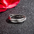 Miniatyrbild 3 av 5: Minimalistisk 925 Silver Ring-Kvinnor, Storlek 7