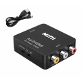 Miniatyrbillede 1 af 5: CAIFU AV til HDMI-konverter, med USB-opladerkabel til pc bærbar mini xbox PS2 PS3 tv STB VHS VCR kamera DVD