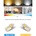 Miniatyrbild 2 av 5: G4 LED-lampor 12V 3W Kallt vitt 6000K, 300LM Ej dimbar, 10-pack