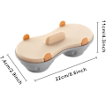 Miniatyrbild 4 av 5: Mikrovågsugnsäggpocherare Äggkokare Pocherad Äggångare Köksgadget (Orange)