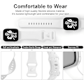 Miniatyrbillede 3 af 5: Dette urrem er kompatibelt med Apple Watch, dette urrem er egnet til iWatch Series Ultra/Ultra 2 9/8/7/6/5/4/3/2/1 SE White S