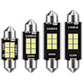 Pikkukuva 2 / 5: 36mm C3W LED-polttimot Canbus 3030 6-SMD Ei virhettä Auton sisätilan karttavalot Kattovalot Lukuvalot 12V/24V 3W Autolamppu (Valkoinen, 36MM)
