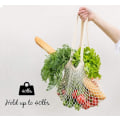Miniatyrbilde 3 av 5: Handlepose Nett-Handlepose, Gjenbrukbar Handlepose, Mesh Bomulls-Handlepose