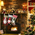 Miniatyrbild 3 av 5: Julstrumpa 3-pack, 18,5 tum 3D-tomtar Jul