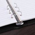 Miniatyrbillede 4 af 7: A6 PU Læder Notesbog Binder Genopfyldelig 6 Rings Binder til A6 Fyldpapir, Løsblad Personlig Planlægger Binder Cover