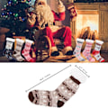 Miniatyrbild 6 av 6: Tofflorstrumpor för kvinnor - Vinter Halksäkra Fluffiga Strumpor Fleecefodrade Damtofflorstrumpor Super Mjuka Mysiga Fuzzy Stickade Tofflorstrumpor