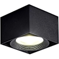 Miniatyrbilde 1 av 5: 10W LED-takspotlightlampe, IP20, 10x10x7cm (svart-4000K)