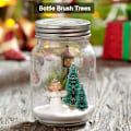 Miniatyrbilde 3 av 5: Juletrær, Kunstig Juletrær Mini Sisaltrær med Trebase Ideelt for Juledekorasjon, Soverom, DIY, Fest (34 stk)