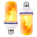 Pikkukuva 4 / 5: Liekkimäinen LED-lamppu E27 5W, 4 liekin väriä (keltainen)