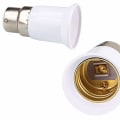 Miniatyrbild 4 av 5: 15 stycken B22 till E27 sockeladapter, lampbasomvandlare, glödlampsadapter för LED-lampor och glödlampor