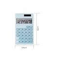 Miniatyrbillede 2 af 5: Lommeregnere Skole, Sød Farve Sød Lommeregner Solar 8-Bit Mini Bærbar Studerende Computer Stor Skærm Mønt Batterier Solar Power