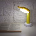 Pikkukuva 4 / 5: Vahva ja kestävä USB-pöytälamppu, käytännöllinen taittuva (keltainen)