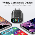 Miniatyrbilde 5 av 5: 20W PD Hurtiglader med 4 USB C-porter Kompatibel med iPhone 15 Xiaomi Samsung Huawei Ladeadapter for Mobiltelefoner