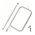 Miniatyrbilde 1 av 4: Korrosjonsbestandig Grillbrenner, Perfekt Passform for Weber Q3000 Q3200 Serien Gassgrill, Kraftig Grill Reservedel i Rustfritt Stål for