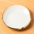 Miniatyrbilde 1 av 5: Keramisk smykkeskål, brett, ringholder, liten dekorativ skål for ringer, øredobber, halskjeder, gave, 4 tommer, hvit