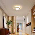Miniatyrbillede 5 af 5: Moderne LED loftlampe 32W 2350LM, varmt hvidt lys 3000K, rund loftlampe, velegnet til soveværelse, entre, balkon og korridor