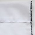 Miniatyrbillede 5 af 5: Stykke Polyester Tyndt Gardin, Blomsterbroderi med Kvaster, Korte Gardiner, Vinduesdekoration, Soveværelse/Badeværelse(LxH/80x160cm, Grå/Hvid)