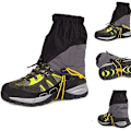 Miniatyrbillede 3 af 5: Gamascher til vandring, lette trailrunning-gamascher (sort)