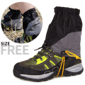 Miniatyrbillede 1 af 5: Gamascher til vandring, lette trailrunning-gamascher (sort)