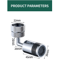 Miniatyrbilde 5 av 5: Splashfilter-lufter, solid messing, 2 moduser med 4-lags filter