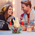 Miniatyrbilde 5 av 5: Julelysestake i metall