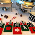 Miniatyrbillede 5 af 5: 4 stk. julekostume bestikholder