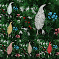 Miniatyrbilde 5 av 5: 6 stk Glitrende Fjær til Jul