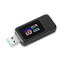 Miniatyrbillede 1 af 5: USB 3.0 Tester Power Meter USB Spænding og Strøm Tester Detektor, Digital Voltmeter Amperemeter Power Bank Kapacitet Tester med IPS Farvedisplay