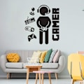 Miniatyrbild 3 av 6: Ät Sov Spela Väggdekal Poster Bokstäver Väggdekaler Väggmålningar för Pojkars Sovrum Lekrum Heminredning