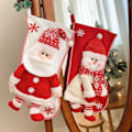 Miniatyrbild 1 av 5: 2-pack stora julstrumpe-presentpåsar, 17,7 tum