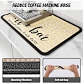 Miniatyrbillede 4 af 5: Kaffeemåtte, Skjuler Pletter Hurtigtørrende, Vandafvisende Gummiunderlag Passer, Kaffemadsmåtte Bordbeskytter
