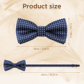 Pikkukuva 2 / 5: Polkka Dot -rusetti lapsille, muodollinen kaulanauha Tux -rusetti pojille ja tytöille juhliin, häihin, palloon, bankettiin