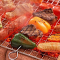 Miniatyrbillede 5 af 5: BBQ Metal Spid, Rustfrit Stål 20 STK 7,87\"/20cm Fødevarekvalitet Kebab Spid, Lacer Genanvendelige Spid