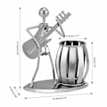 Miniatyrbild 4 av 5: Metallpennhållare, gitarrrockdesign, kontorsmaterial
