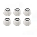 Miniatyrbillede 1 af 5: 6 stk. udskiftningsmopperhoved, Universal 360° Mikrofiber Spin Mop Kompatibel med Vileda EasyWring 2-i-1 Turbo Mop Udskiftningshoved Påfyldning