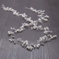 Miniatyrbilde 4 av 5: 50 cm hårtråd bryllupshårtilbehør, bryllupshårtilbehør, brudehodeband hårtråd perler rhinestones, hodeplagg bryllupshårtråd