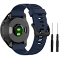 Miniatyrbillede 1 af 5: Rem for Forerunner 945/935, 22mm Silikon Urrem til Forerunner 955/965, Garmin Fenix 6/5, Quatix 5 dark blue