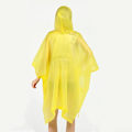 Miniatyrbillede 3 af 5: Regnponchoer til kvinder og mænd med snørehætte til voksne Yellow