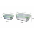 Miniatyrbilde 2 av 5: Matbokssett i rustfritt stål for barn, 2 stk (350ml + 850ml)