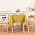 Miniatyrbild 3 av 5: Vattenavvisande Tvättbar Rektangulär Bordsduk i Faux Linne 55x55 Tum, Fruktgrön Fruit Green