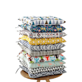 Miniatyrbilde 4 av 5: Sett med 6 stolputer 40 x 40, Dekorative puter Pute Stolputer Hageputer, Polyester