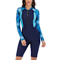 Miniatyrbillede 2 af 5: One Piece Badedragt Langærmet Rash Guard Dame Våddragt,S